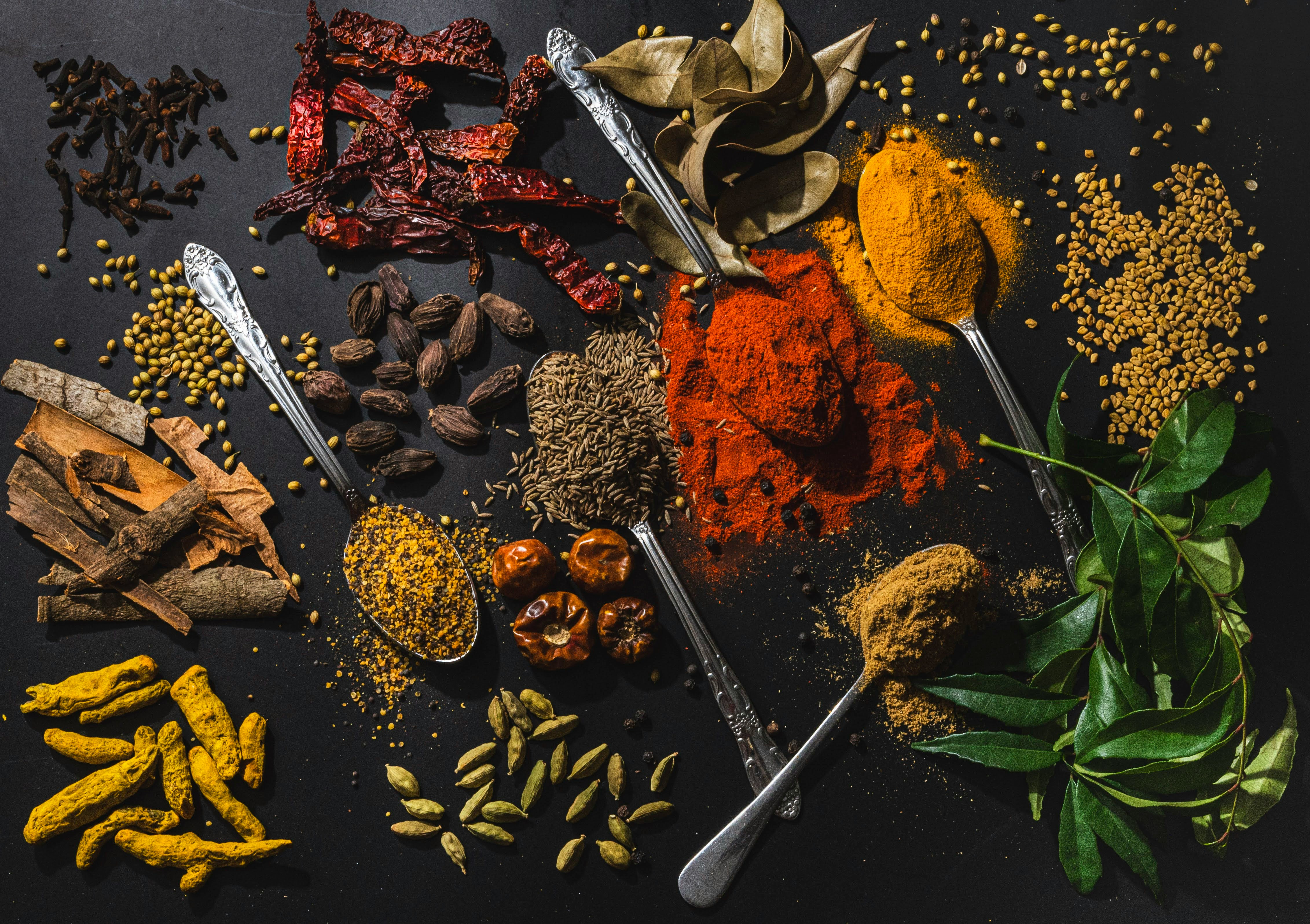 Colourful spices